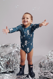 Romper Body LS Raspberry Republic, Space Explorer