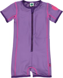 UV swimsuit Smafolk,  solid purple 68, 74 of 80