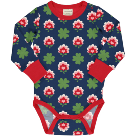 Romper / body LS Maxomorra, clover