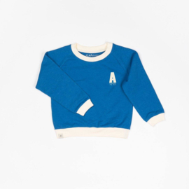 Longsleeve Sweat Albababy, Joy is a feeling Snorkel Blue 140 of 146