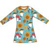 Jurk / Dress LS DUNS Sweden, Sunflower and Mushrooms blue, 98, 110 of 122