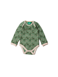 Romper / Body set Little Green Radicals, Forest Doe two pack 12-18 mnd