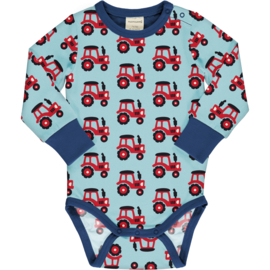 Romper / body LS Maxomorra, Tractor