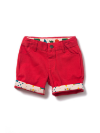 Broek / Shorts  Little Green Radicals, Pilar Box Red Shorts 9-12mn