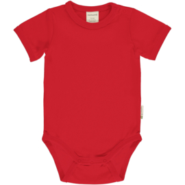 Romper / bodysuit SS Maxomorra, ruby