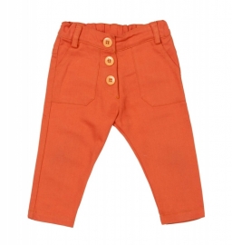 Harembroek Baby Baobab, Orangedenim  3-6 mnd