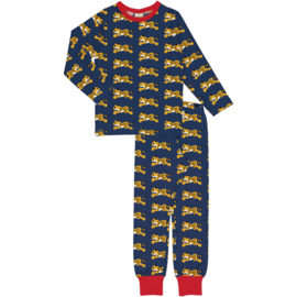 Pyjama Set LS  Maxomorra, Cheetah 98-104