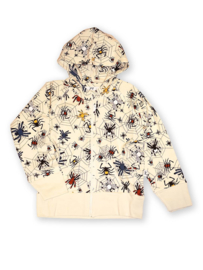 Hoody zip college JNY , Happy spider