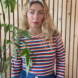 Longsleeve Ladies AiA all I adore by Alba of Denmark, The everyday Long Sleeve Snorkel Magic stripes