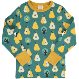 T-shirt long / longsleeve Maxomorra, Golden pear