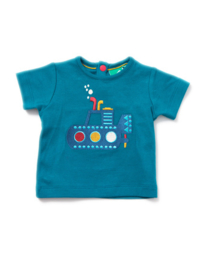 T-shirt Little Green Radicals, Under the sea Applique Tee 9-12m