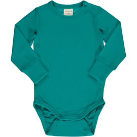 Romper / bodysuit LS  Maxomorra,  Lagoon