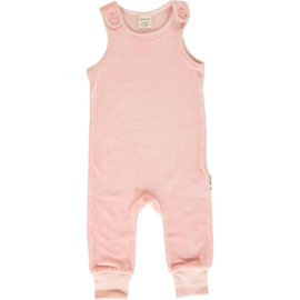 Playsuit Velours Maxomorra, Pale blush 74-80 of 86-92