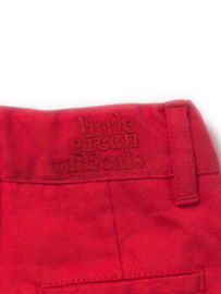 Broek / Shorts  Little Green Radicals, Pilar Box Red Shorts 9-12mn