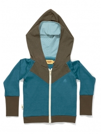 Hoodie Albababy, Gustav Zipper Hood blue 92