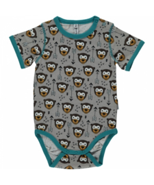 Romper Bodysuit SS Maxomorra, Little Arrow Monkey 50-56