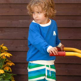 Longsleeve Sweat Albababy, Joy is a feeling Snorkel Blue  146