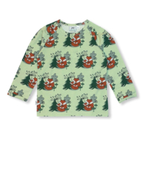 T-shirt long / longsleeve JNY,  cuddling Foxes