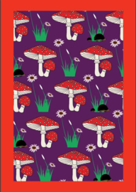 jurk / dress LS Snoozy, Mushrooms 98/104