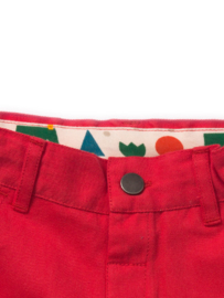 Broek / Shorts  Little Green Radicals, Pilar Box Red Shorts 9-12mn