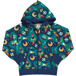 Hoodie Cardigan Sweat Maxomorra, Space