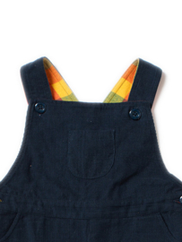 Dungeree, overall Little Green Radicals, Navy classic Corduroy met lining! 12-18mnd