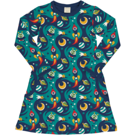 Jurk / Dress LS  Maxomorra, Space