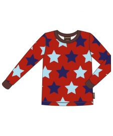 T-shirt long / longsleeve Maxomorra, Stars 74-80