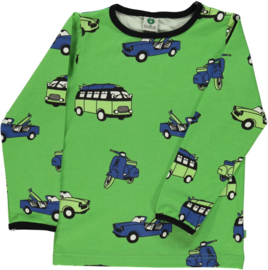 T-shirt long Smafolk, cars kiwi 98-104