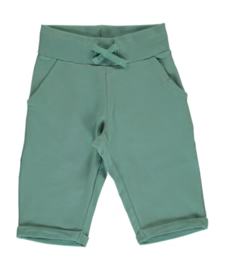 Broek / sweatshorts knee Maxomorra, Pale army 86-92