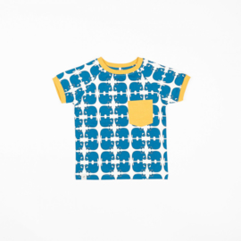 T-shirt Albababy, Simon Snorkel blue Wanne be an animal 86 of 98