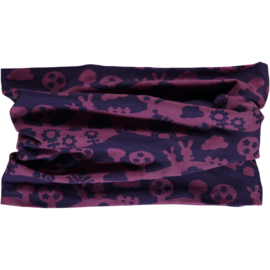 Sjaal, Scarf  velour Maxomorra, Landscape purple mono