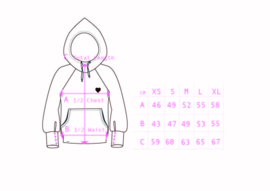 Hoody Ladies AiA all I adore by Alba of Denmark, My Favorite Hoodie Wild Aster