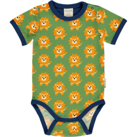 Romper Bodysuit SS Maxomorra, Lion