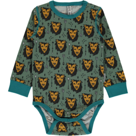 Romper / body LS Maxomorra, Lion jungle