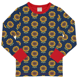 T-shirt long / longsleeve Maxomorra, Sunflower 98-104
