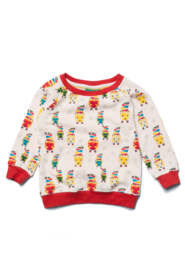 Sweatshirt Little Green Radicals, Brushed Cotton Tiger   6-7y