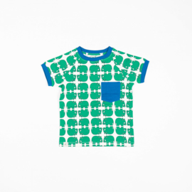 T-shirt Albababy, Simon Pepper green Wanne be an animal
