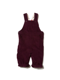 Dungeree, overall Little Green Radicals, Plum classic Corduroy met lining!