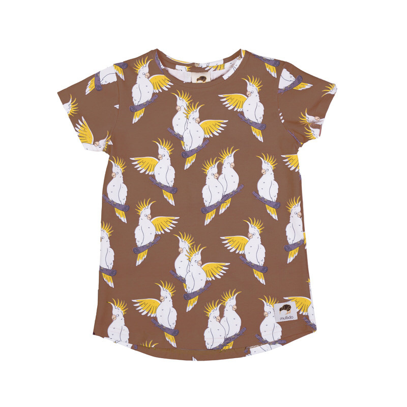 T-shirt Mullido, Cockatoo brown