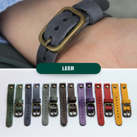 Bandjes los TWIST LEER (dames)