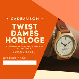 CADEAUBON DAMES TWIST HORLOGE