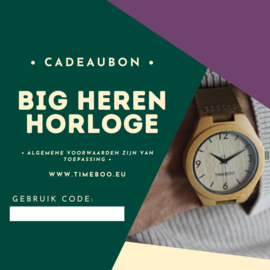 CADEAUBON HEREN BIG HORLOGE