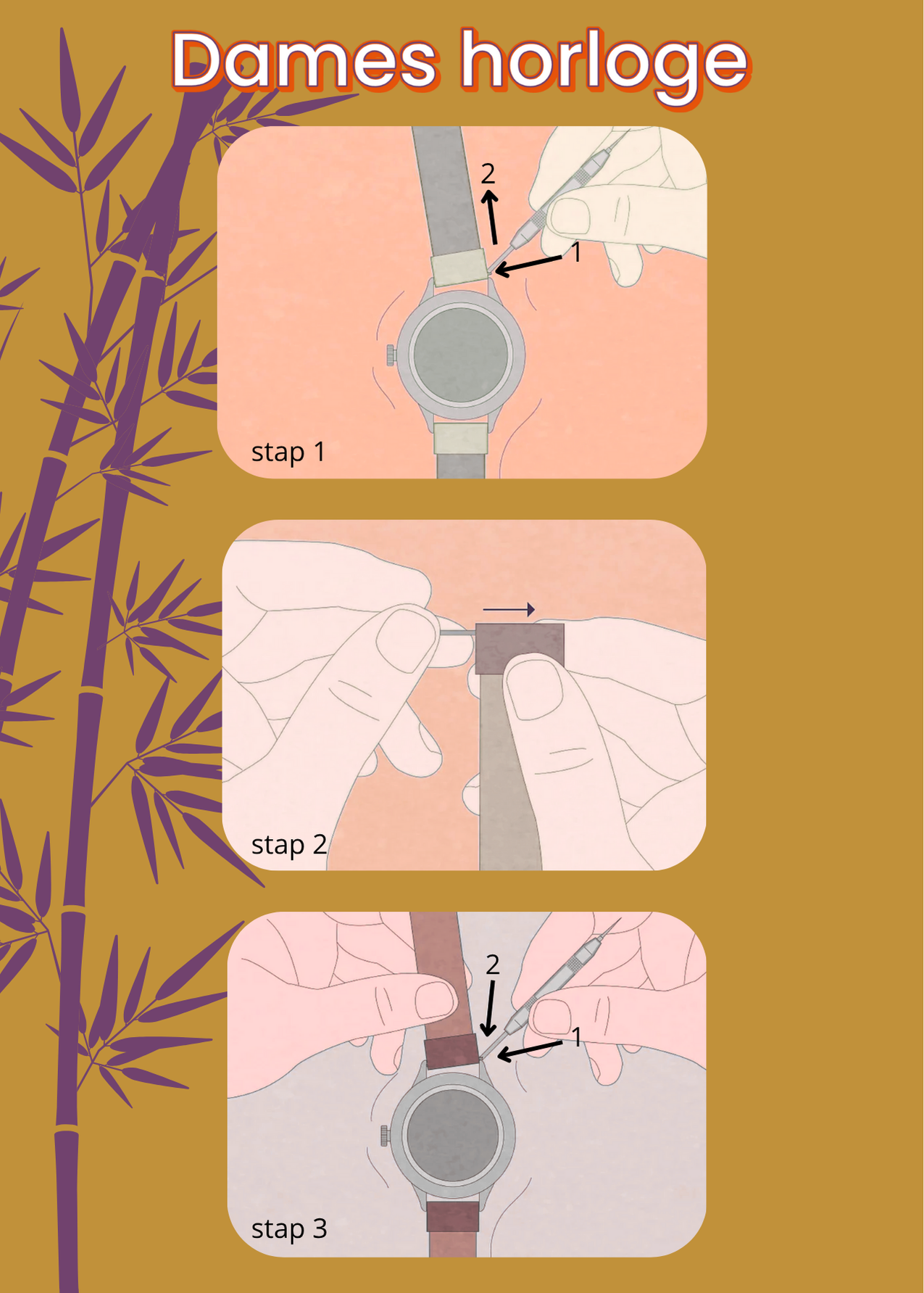 Bandjes los TWIST KURK (dames)