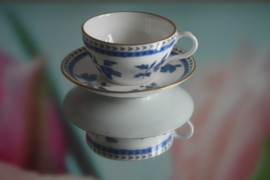 Spode - Miniatuur Kop en Schotel - Blauw