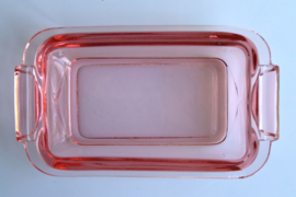 Leerdam - Art Deco - Botervloot - Roze Glas