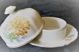 Hutschenreuther - Chrysant Oker - Ontbijtservies - 4 persoons