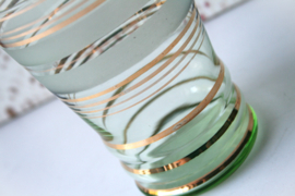 Sapset - Groen Glas - Antieke Set