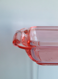 Leerdam - Art Deco - Botervloot - Roze Glas
