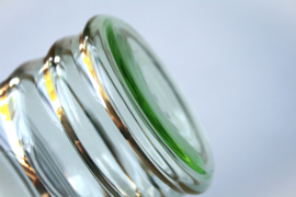 Sapset - Groen Glas - Antieke Set
